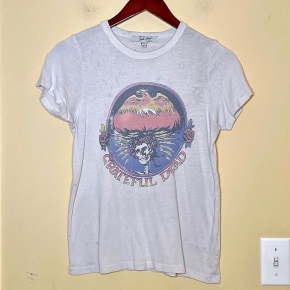 Greatful Dead Tops - Grateful Dead White Graphic Tee